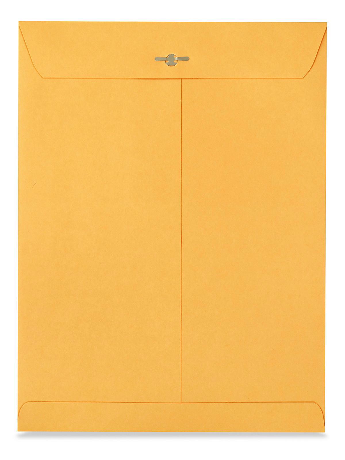 Kraft Clasp Envelopes - 9 x 12