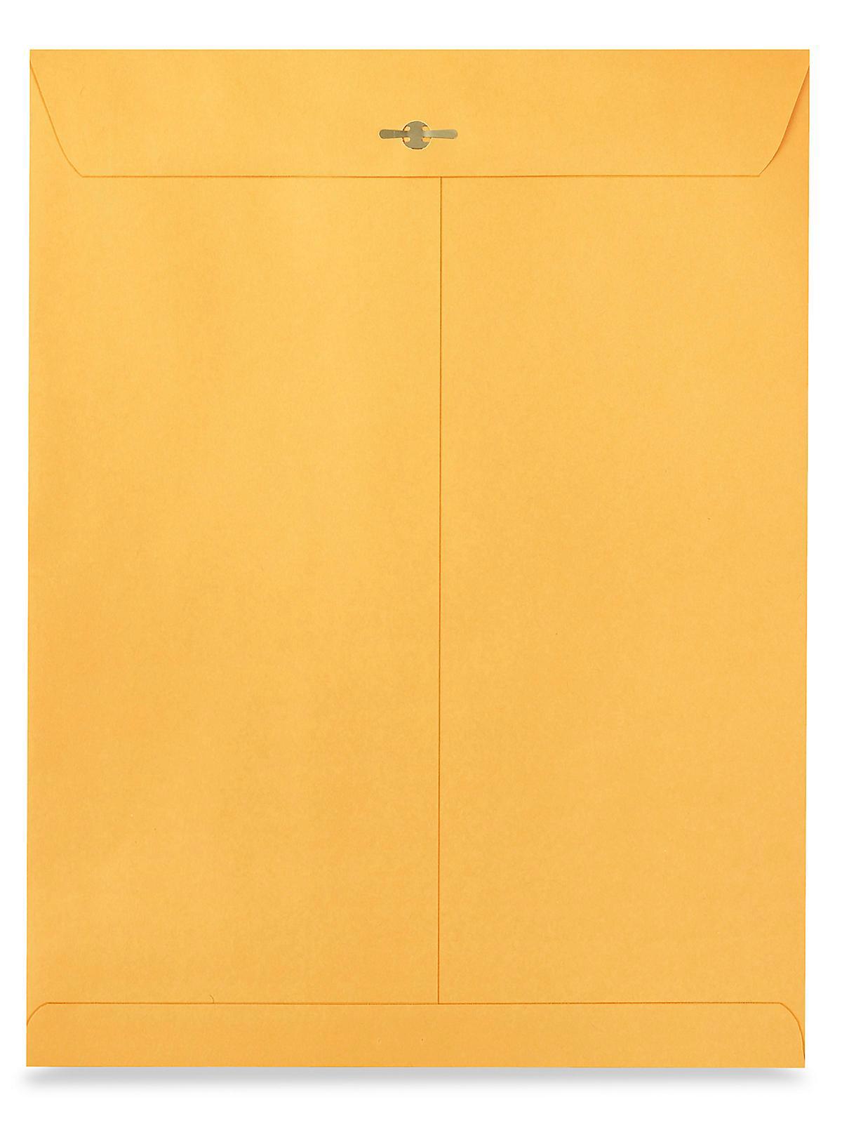Kraft Clasp Envelopes - 10 x 13