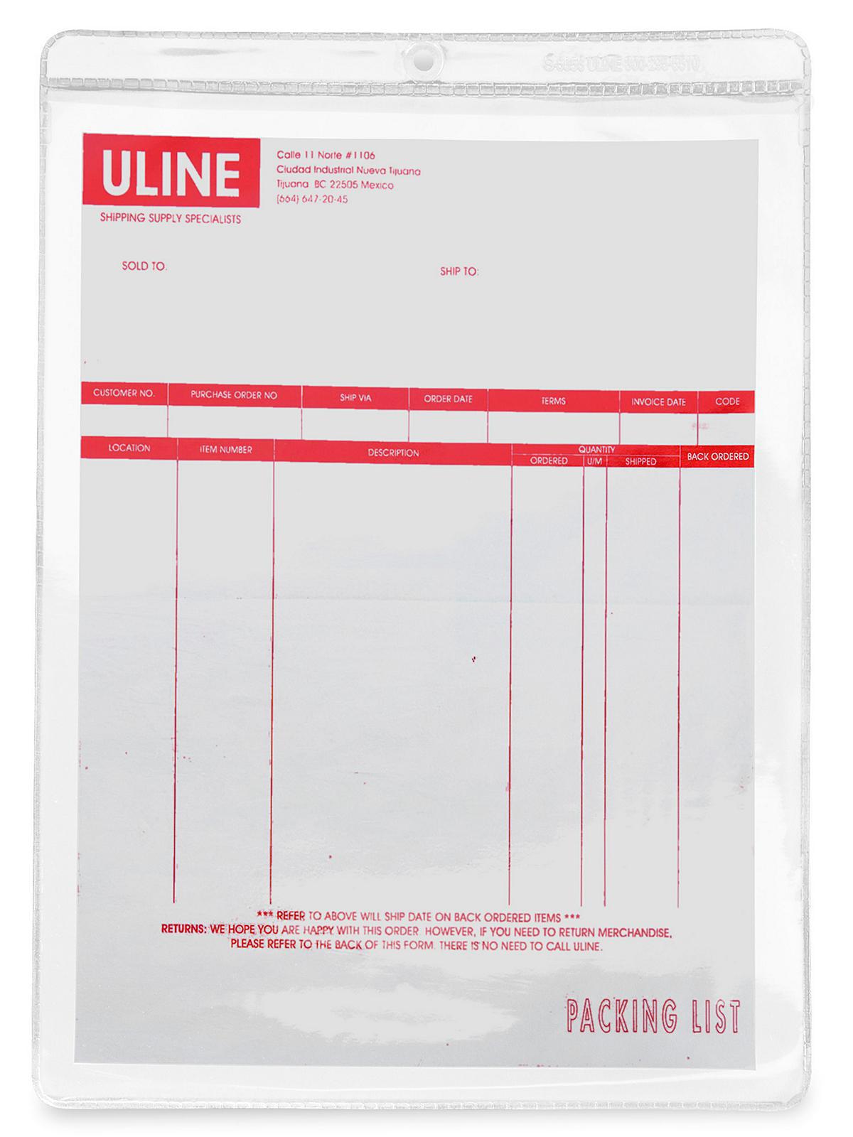 Vinyl Envelopes - 9 x 12