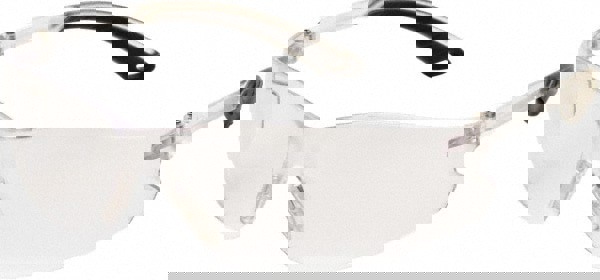 Safety Glass: Scratch-Resistant, Polycarbonate, Clear Lenses, Frameless, UV Protection