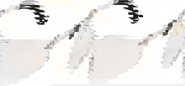 Safety Glass: Anti-Fog & Scratch-Resistant, Polycarbonate, Clear Lenses, Frameless, UV Protection