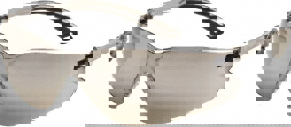 Safety Glasses: Scratch-Resistant, Polycarbonate, Silver Mirror Lenses, N/A