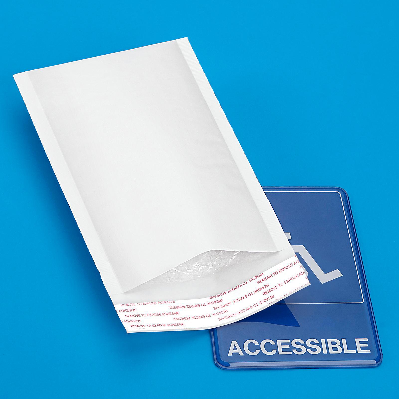Uline Self-Seal White Bubble Mailers #00