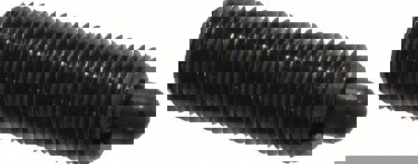 Threaded Spring Plunger: 3/8-16, 1-1/8