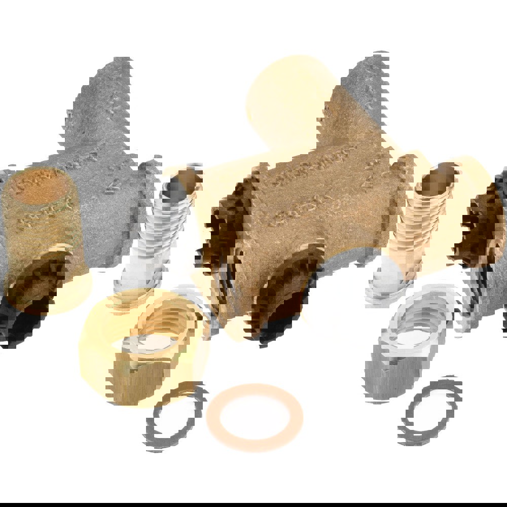 Wash Fountain Combination Stop Strainer & Check Valve