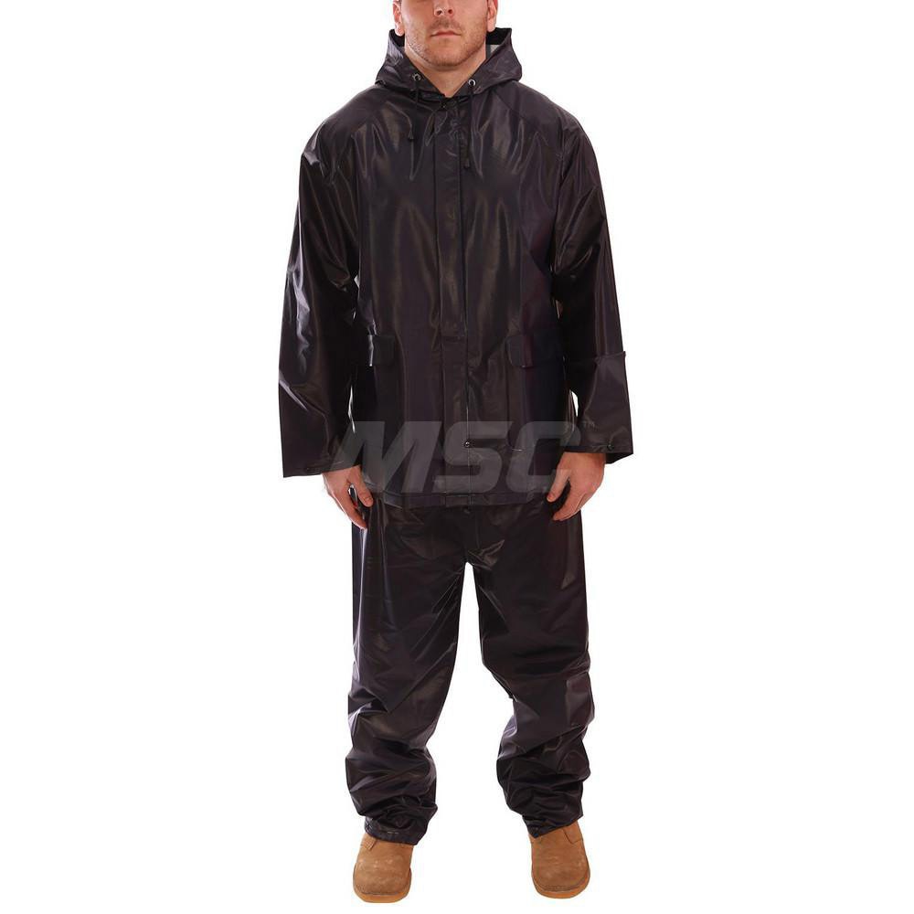 Suit with Pants: Size 2XL, Navy Blue, PVC