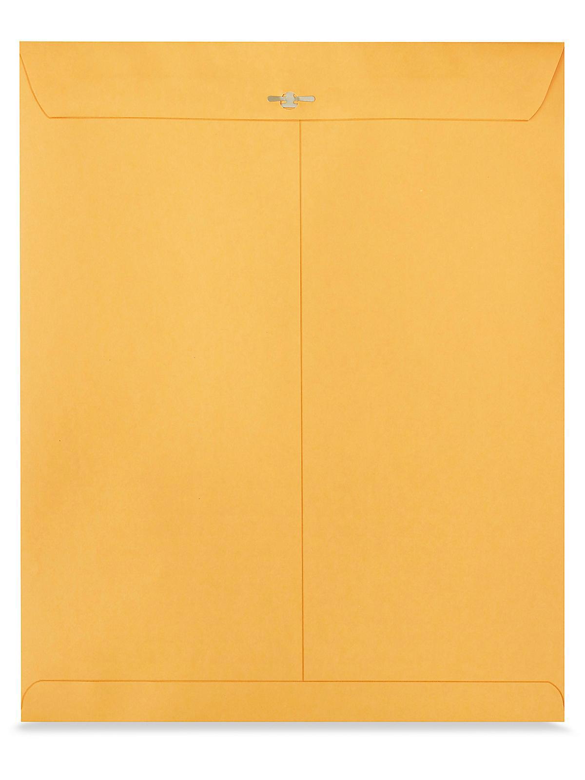 Kraft Clasp Envelopes - 11 1 2 x 14 1 2