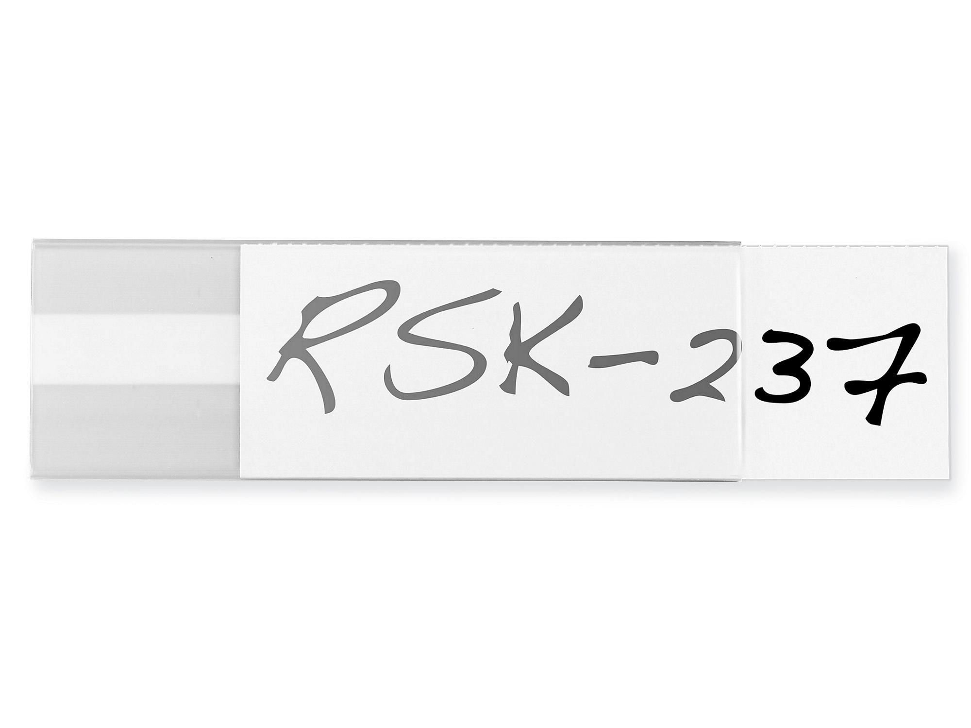 Plastic Label Holders - Adhesive Back, 2