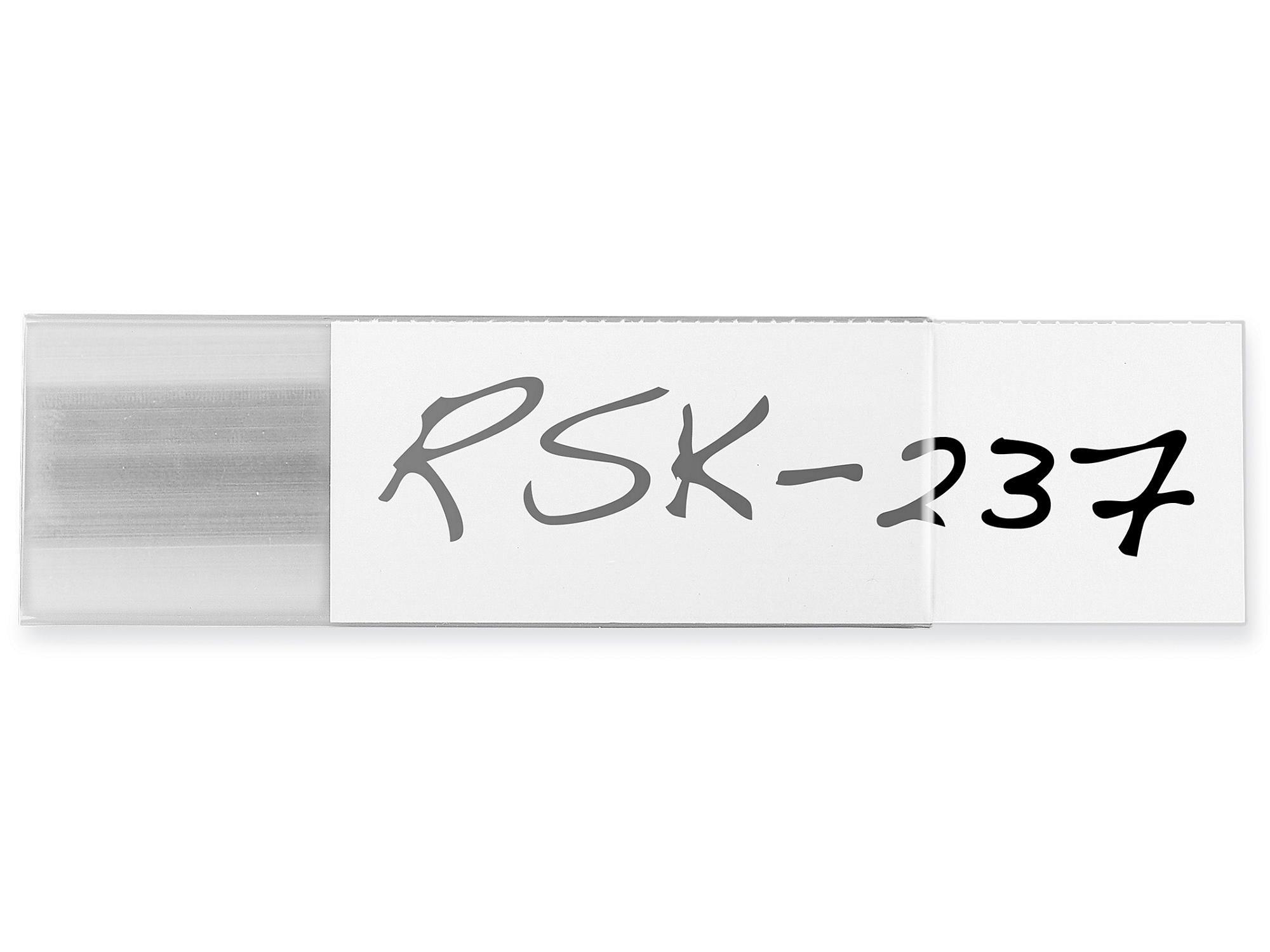 Plastic Label Holders - Magnetic Back, 2