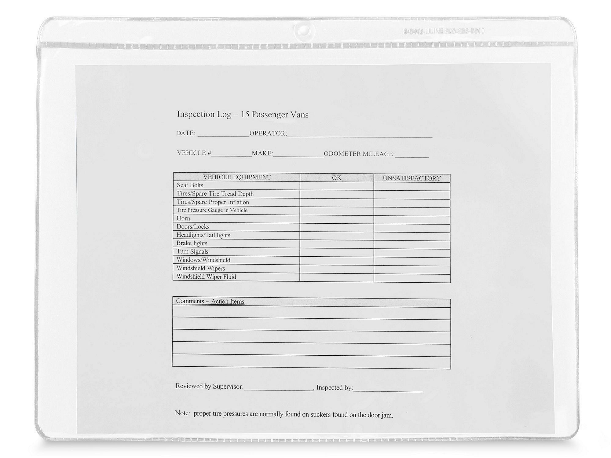 Vinyl Envelopes - 12 x 9