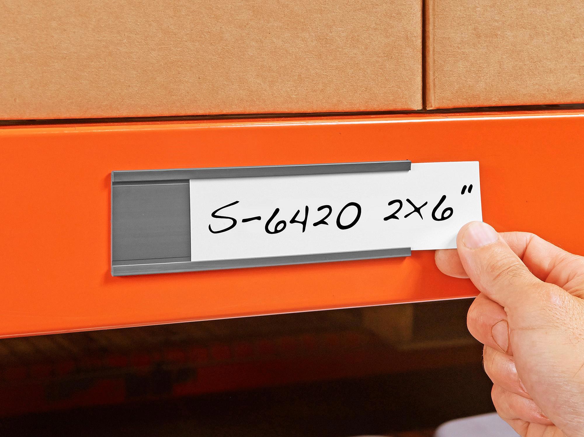 C-Channel Magnetic Warehouse Card Holder