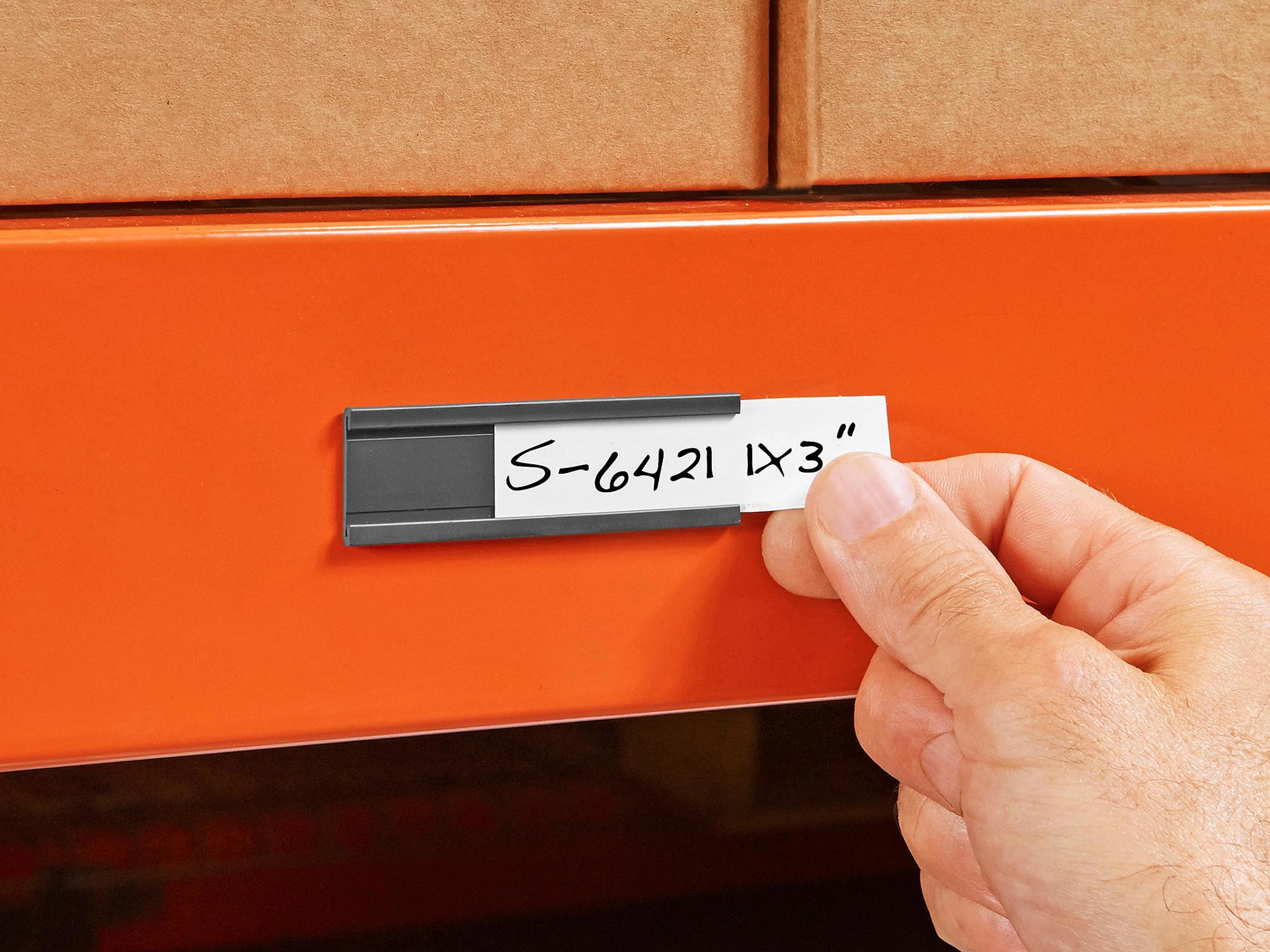 C-Channel Magnetic Warehouse Card Holder