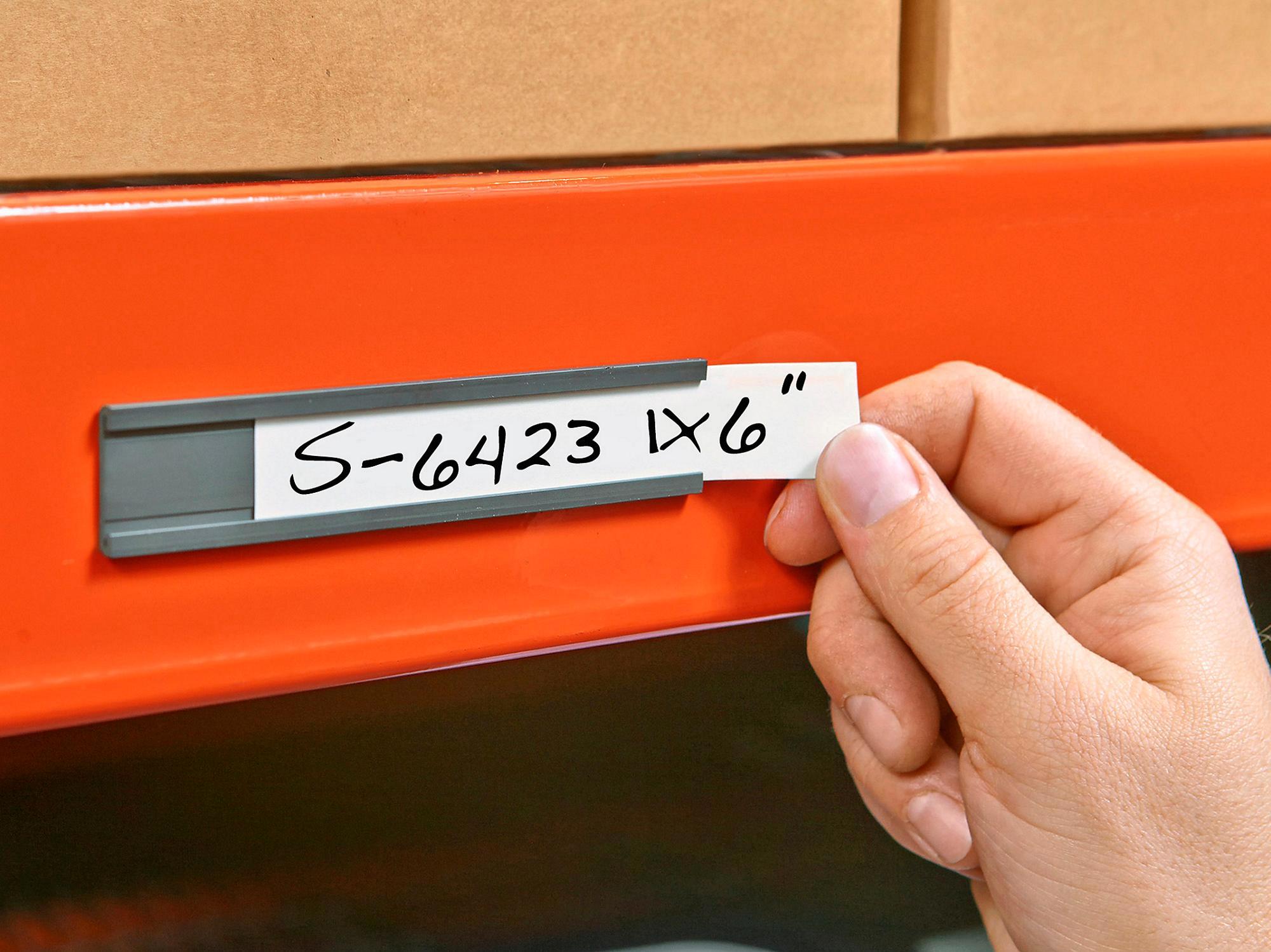 C-Channel Magnetic Warehouse Card Holder