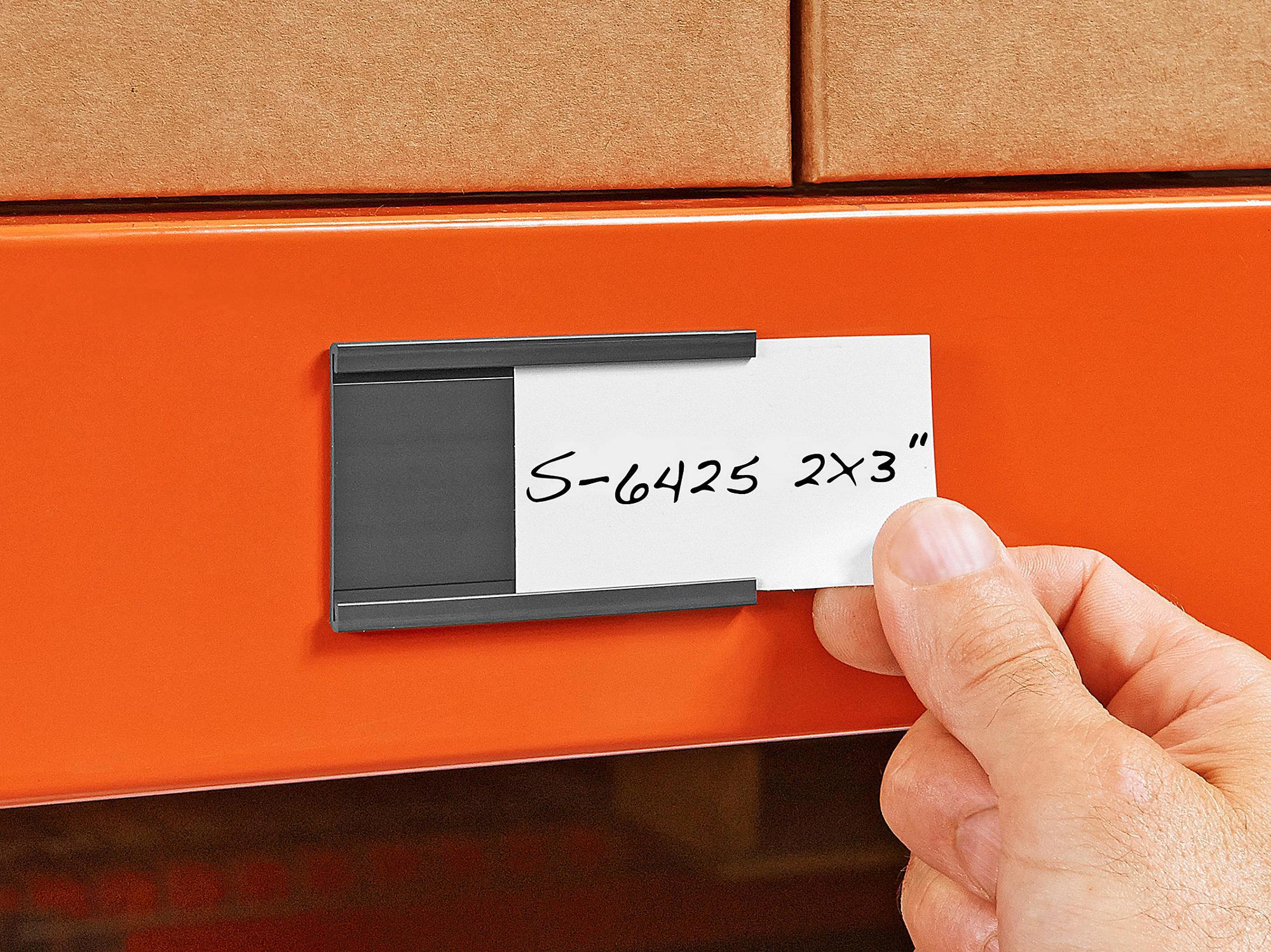 C-Channel Magnetic Warehouse Card Holder