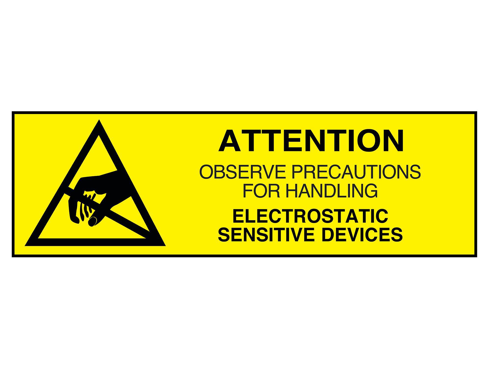 Static Warning Labels - 