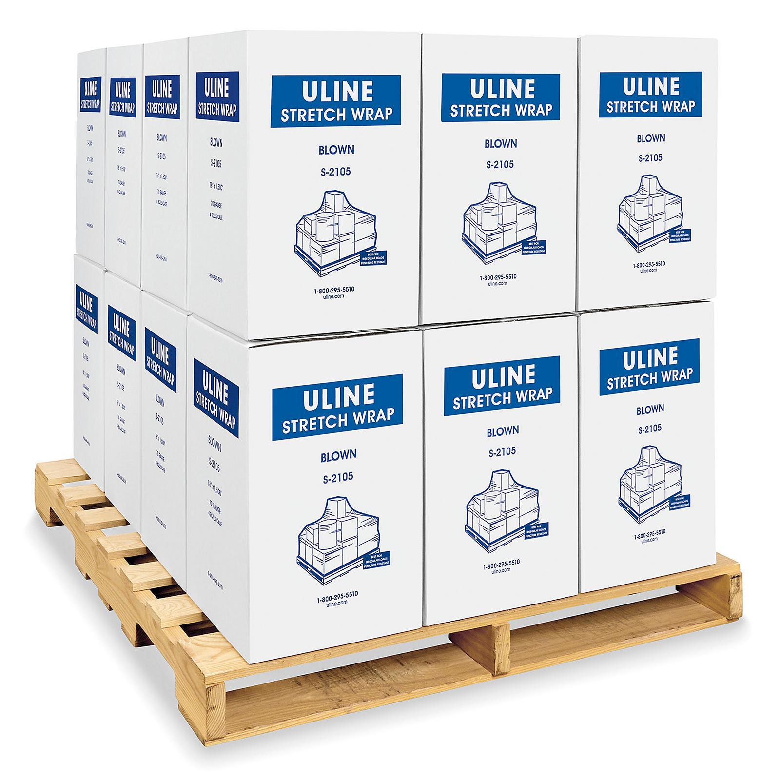 Uline Stretch Wrap Skid Lot - Blown, 70