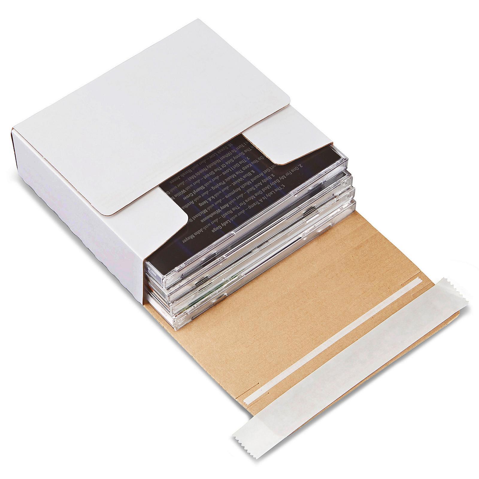 1 - 4 CD Self-Seal Multi-Depth Mailers.
