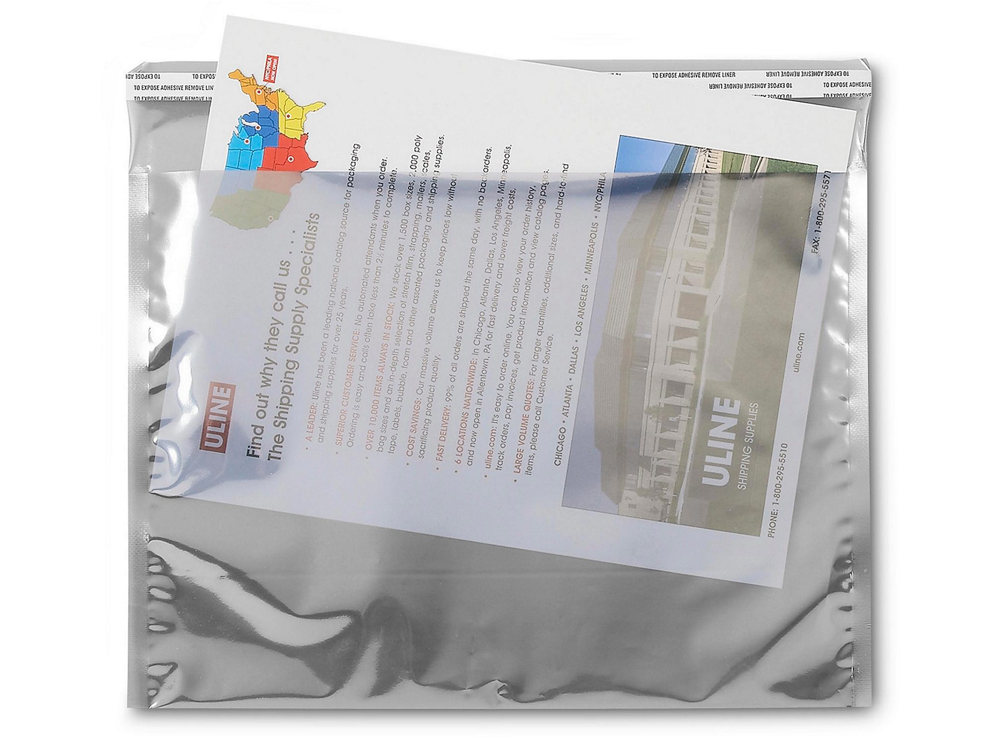 Translucent Silver Glamour Mailers - 9 1