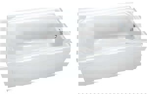 72X36 LH ACR TUB W/SKT *HILLSBOR WH