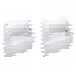 72X36 RH ACR TUB W/SKT HILLSBOR WH