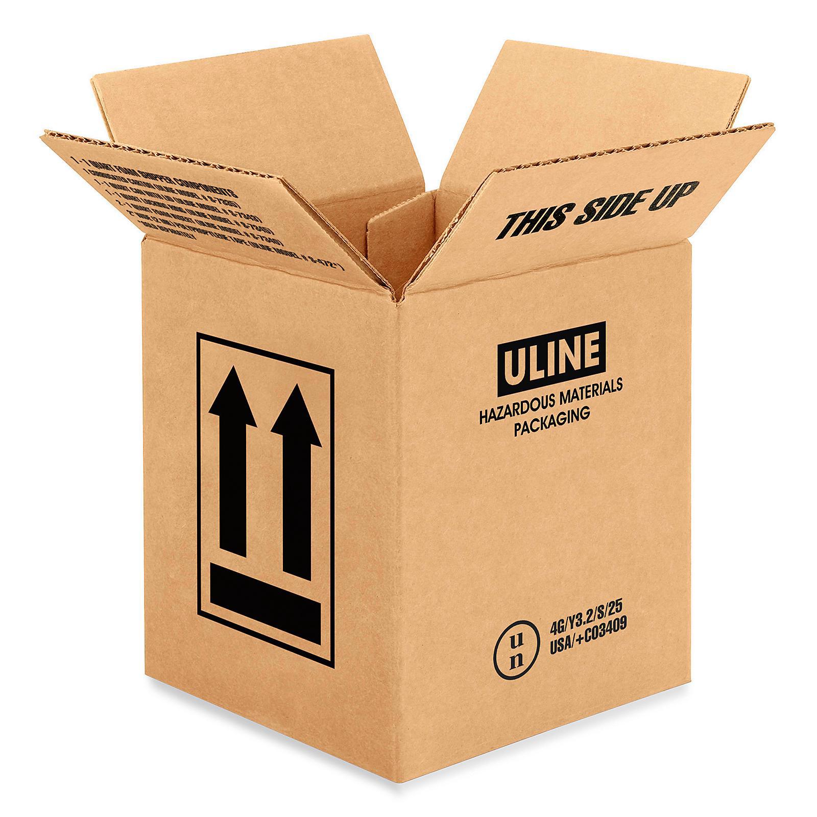1 x 1 Quart Hazmat Boxes