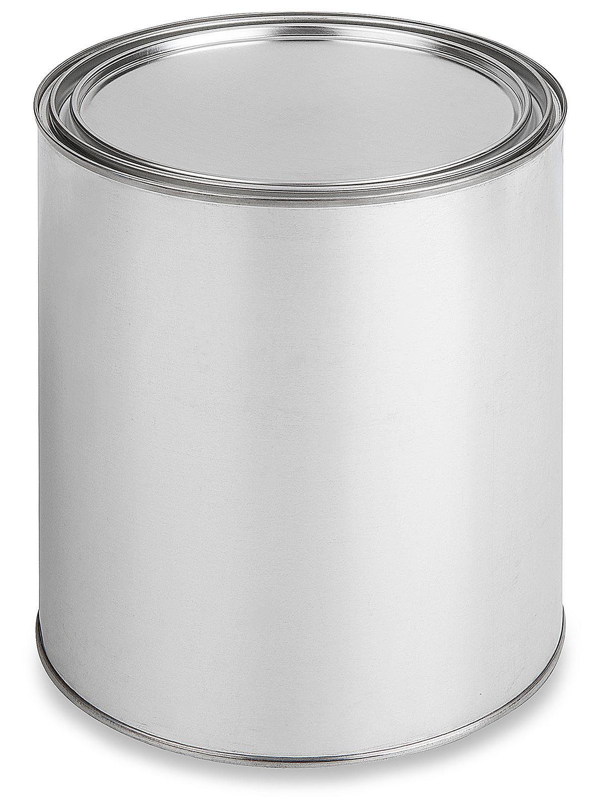 Unlined Metal Paint Can with Lid - 1 Gal