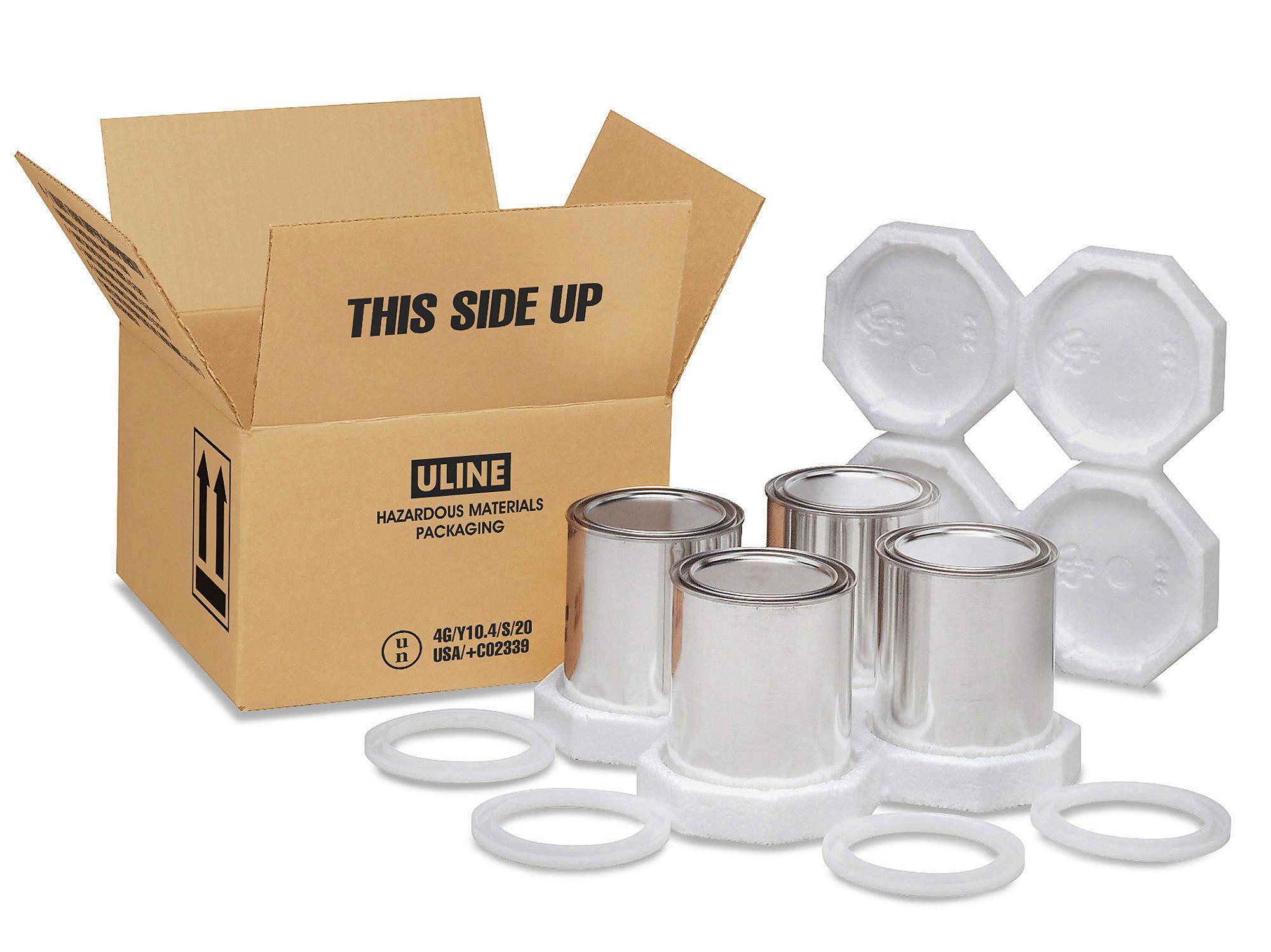 4 x 1 Quart Foam Shipper Kit