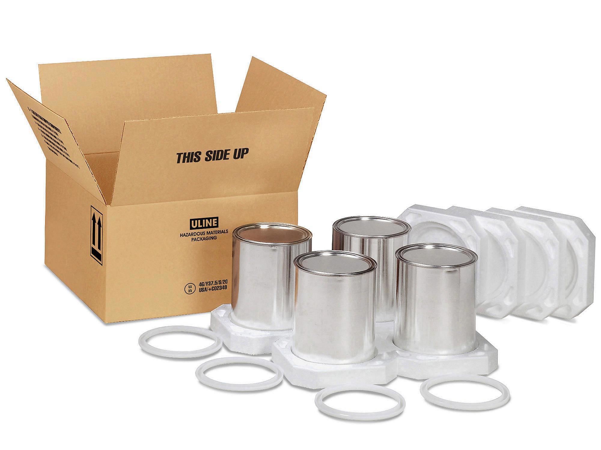 4 x 1 Gallon Foam Shipper Kit