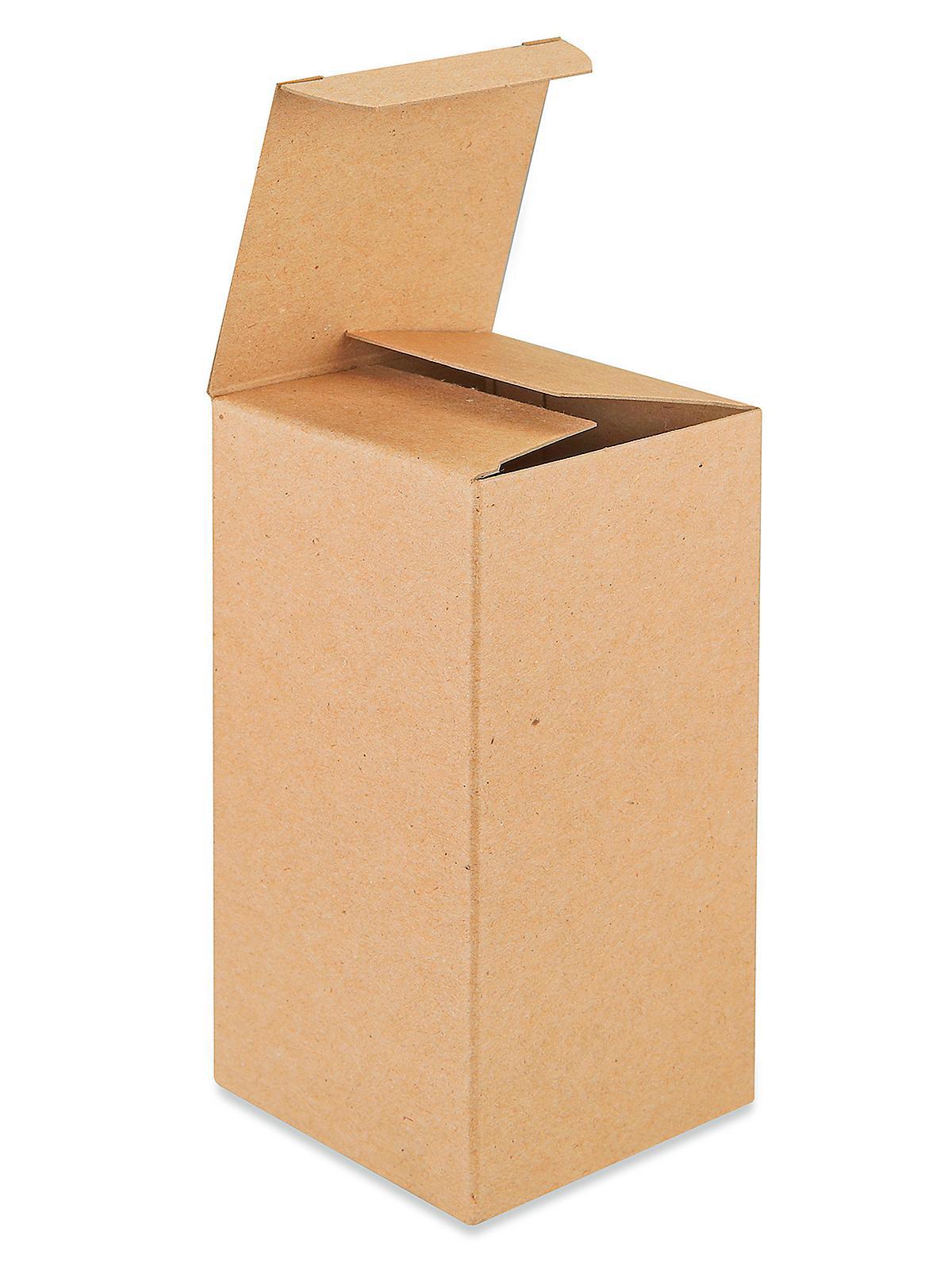 Reverse Tuck Cartons - Kraft, 3 x 3 x 6