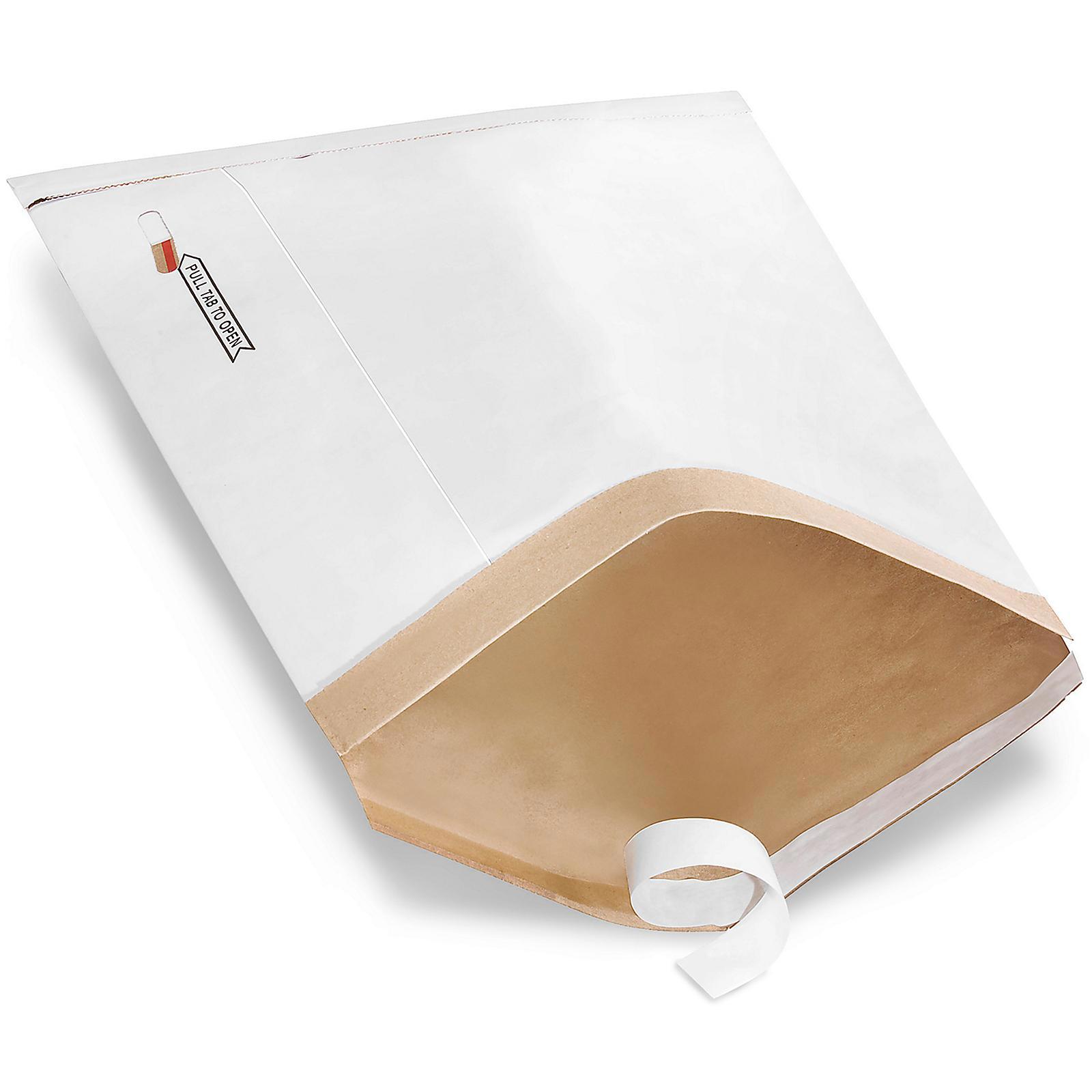 Uline White Self-Seal Padded Mailers #5