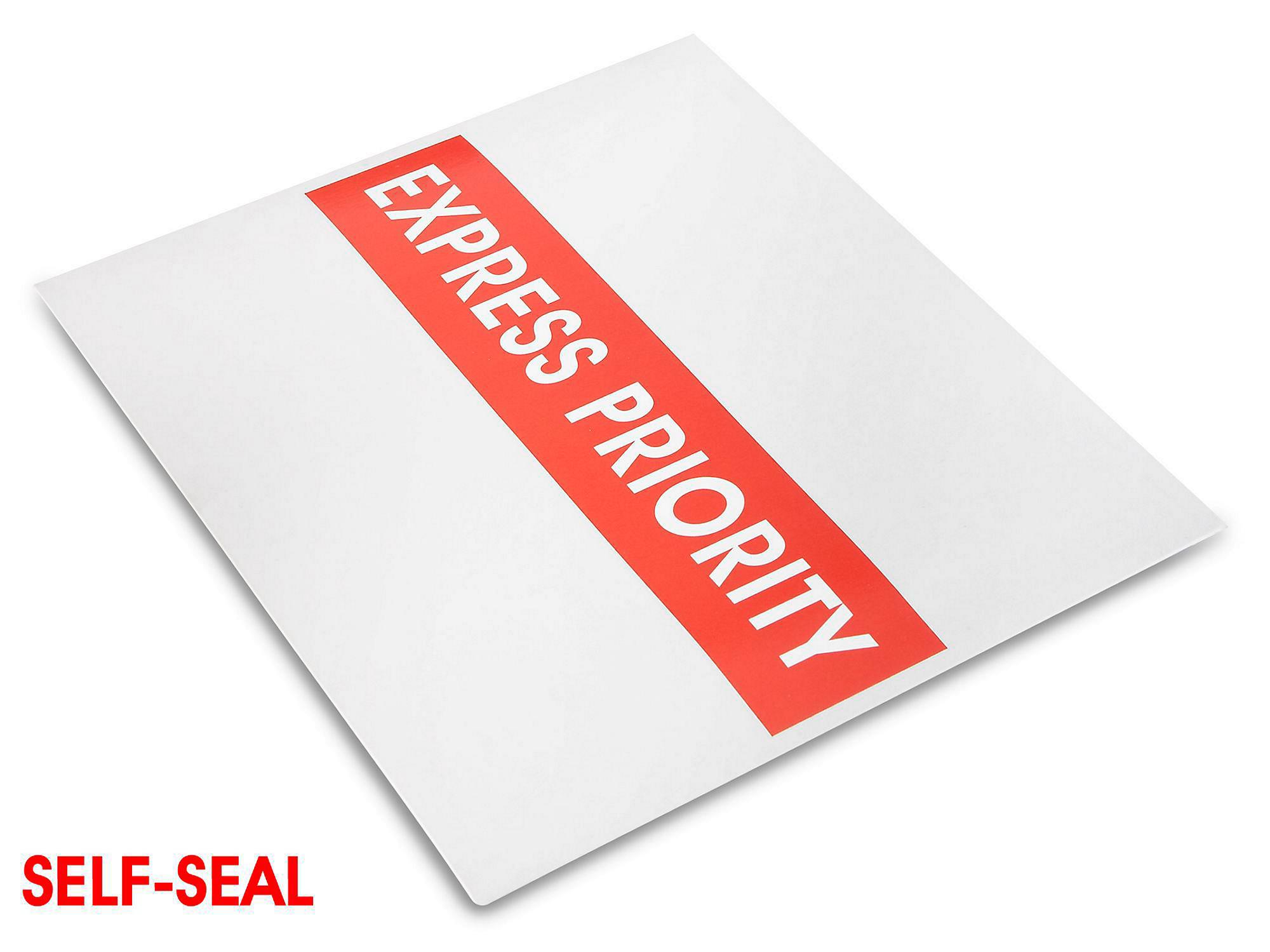 Express Priority Self-Seal Mailers - 12