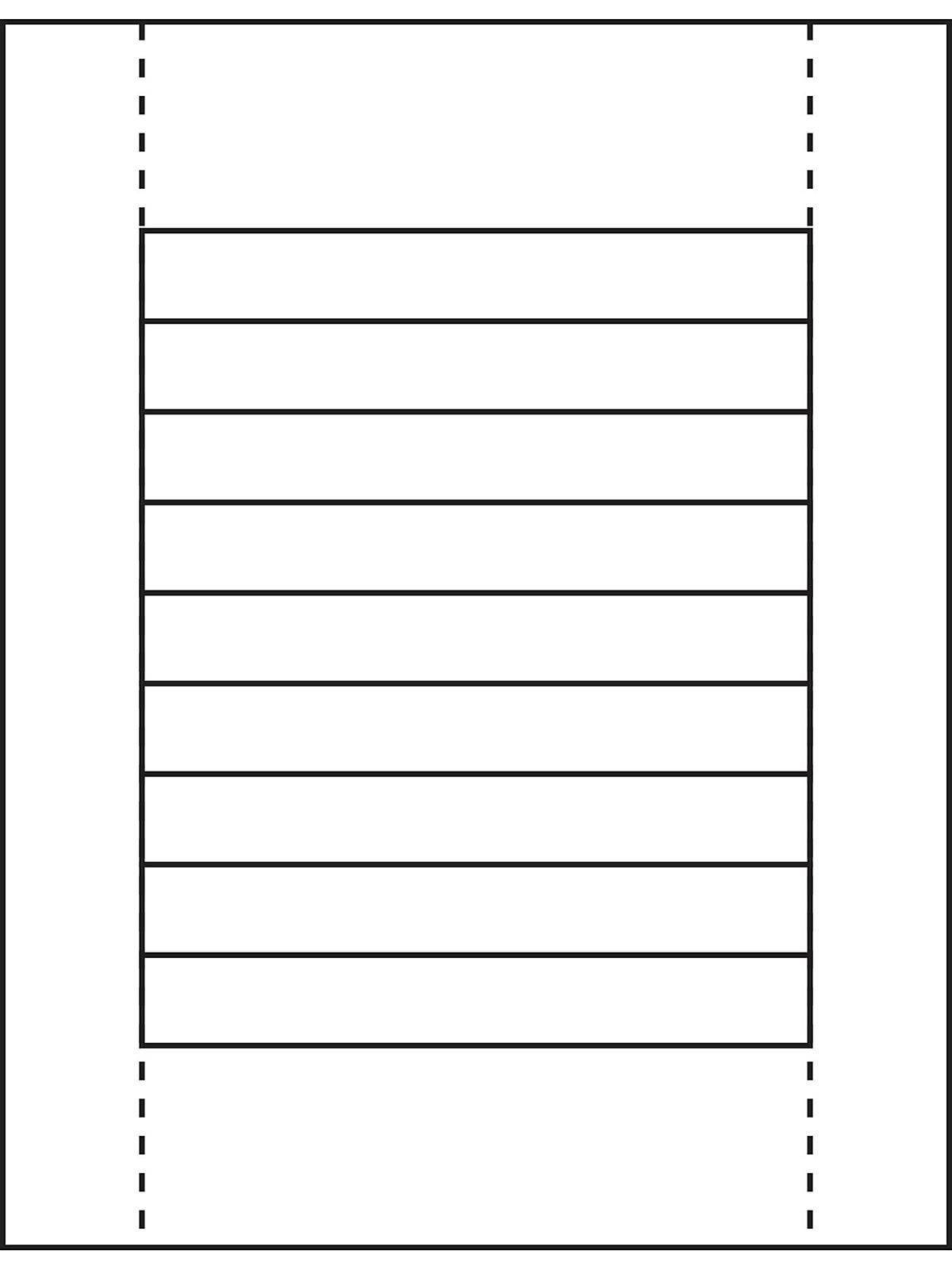 Insert Cards - 1 x 6