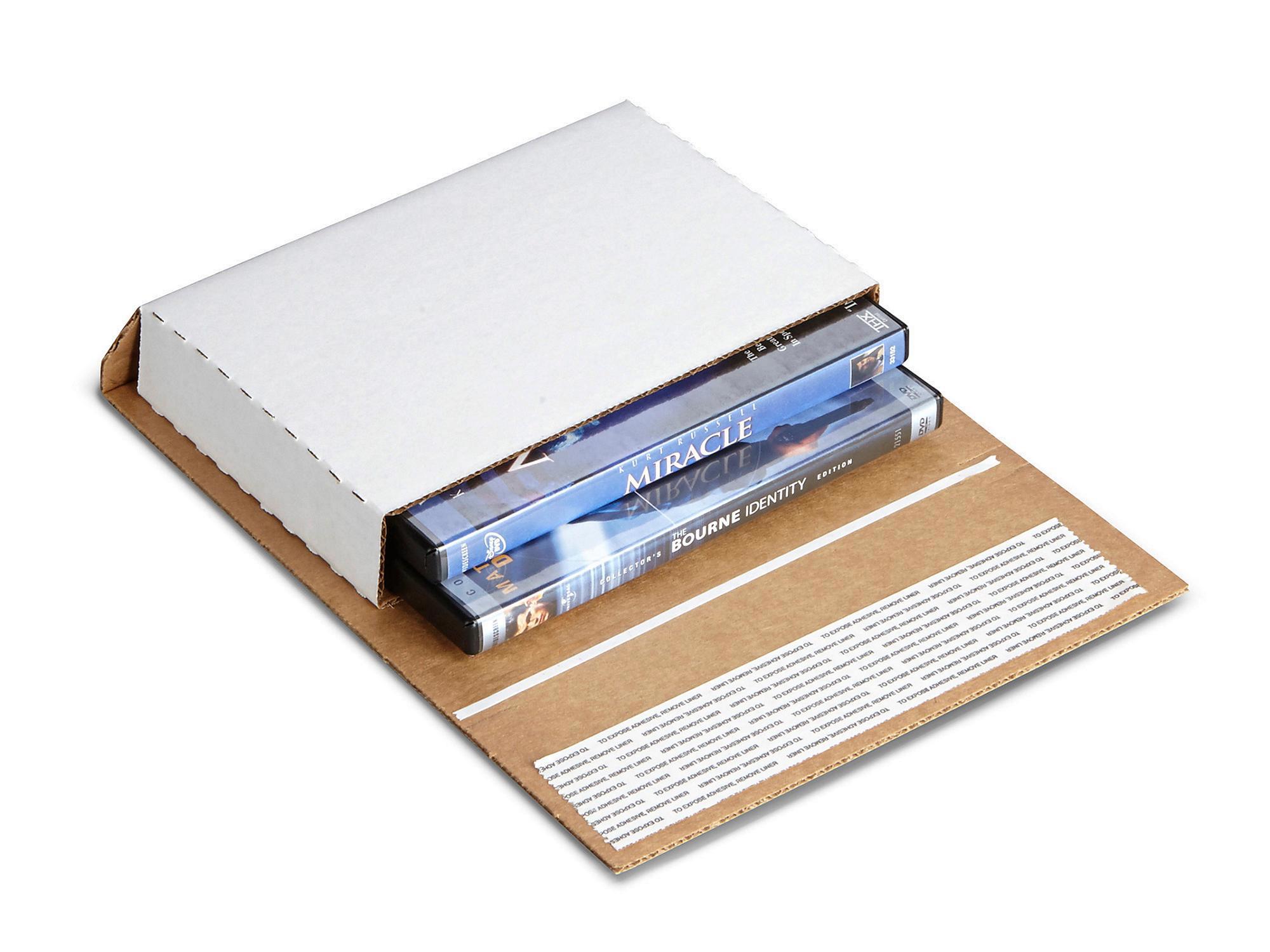 Self-Seal 1-2 DVD Case Mailers. Sold in