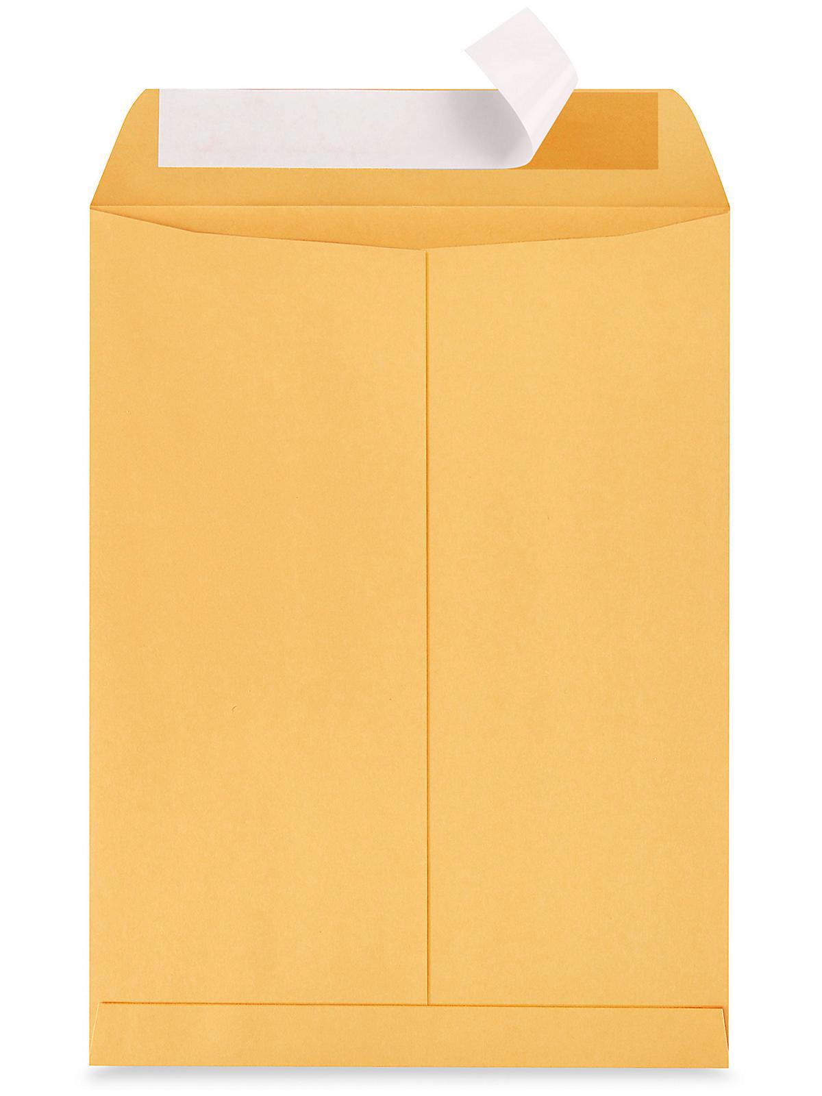 Self-Seal Envelopes - Kraft, 9 x 12