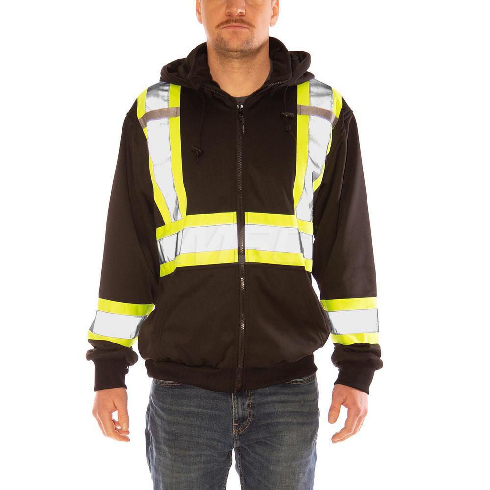 Sweatshirt: Size Medium, Polyester, Zipper Closure