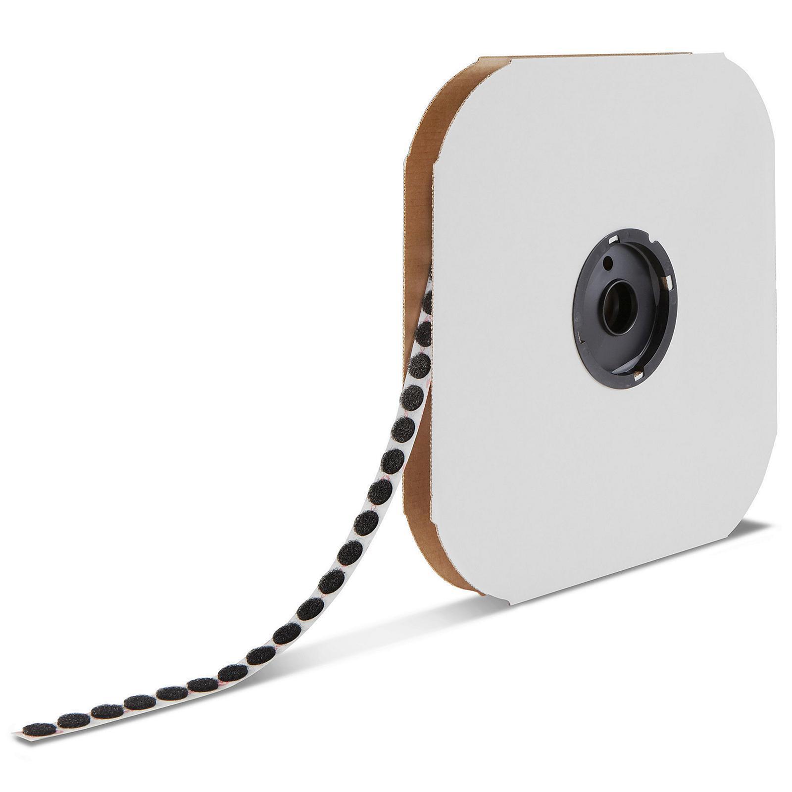 Velcro Brand Tape Dots - Loop, Black, 1