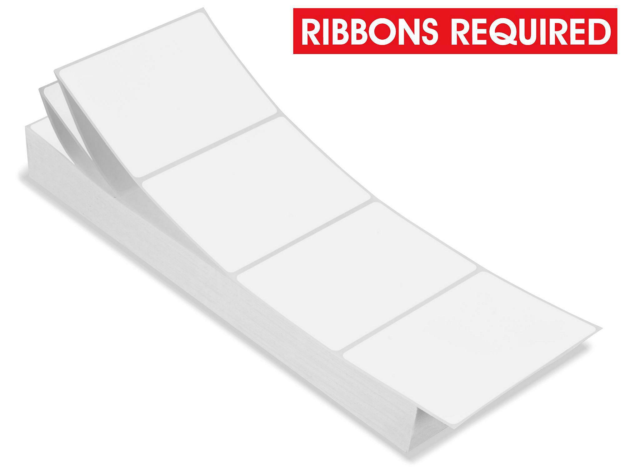 Fanfold Industrial Thermal Transfer Labe