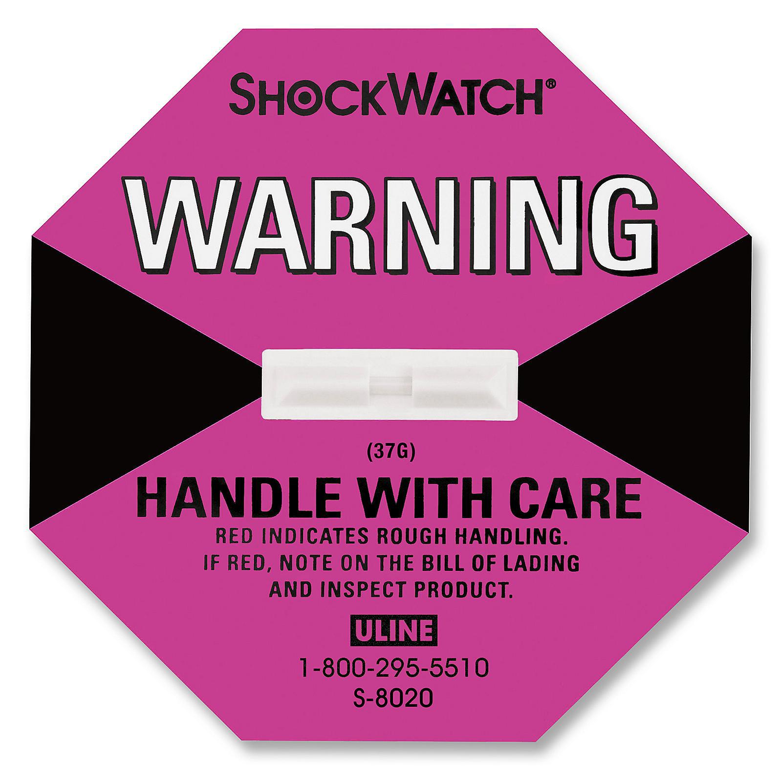 ShockWatch Indicators - 37G. Sold in mu