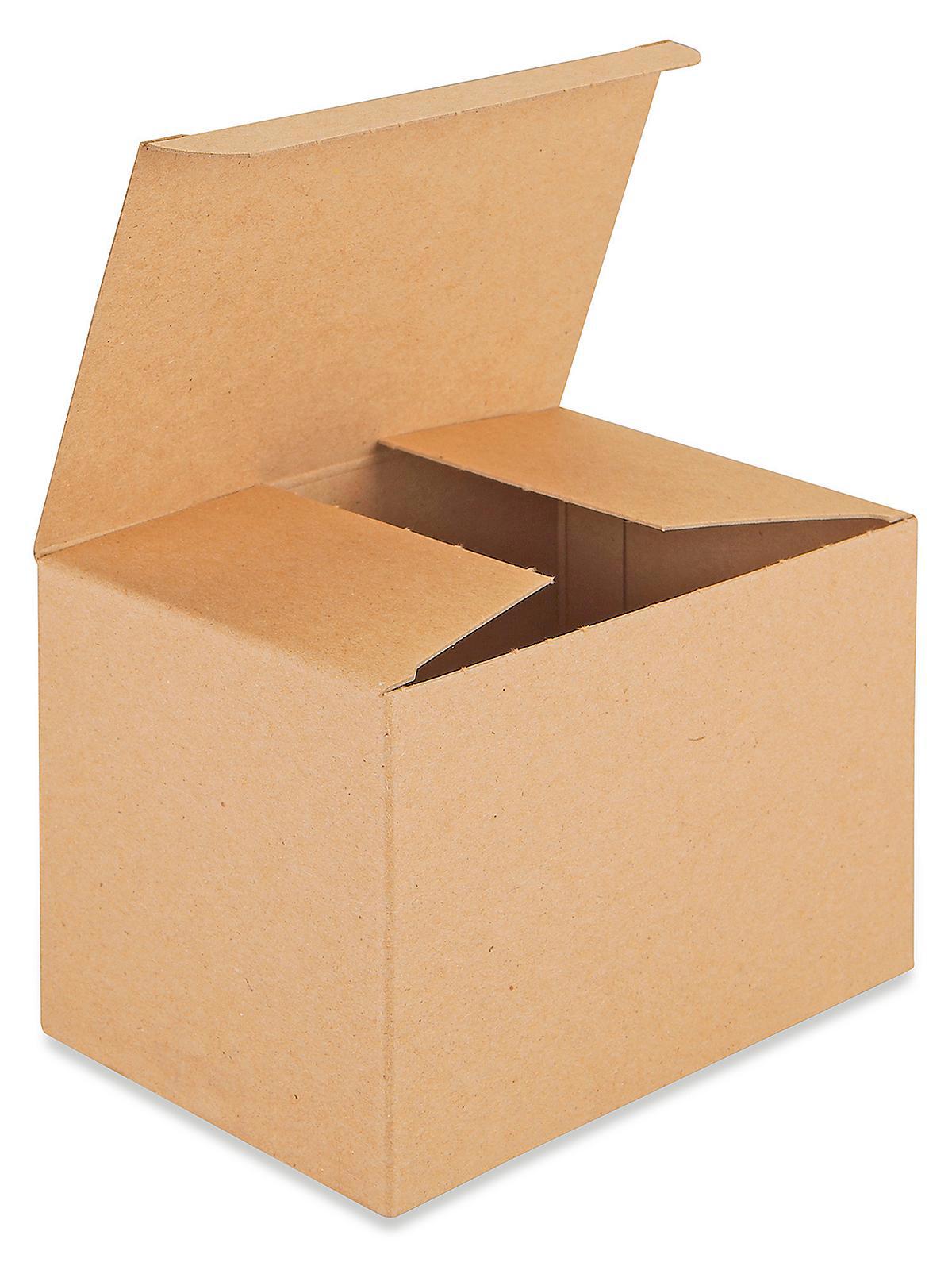 Reverse Tuck Cartons - Kraft, 6 x 4 x 4