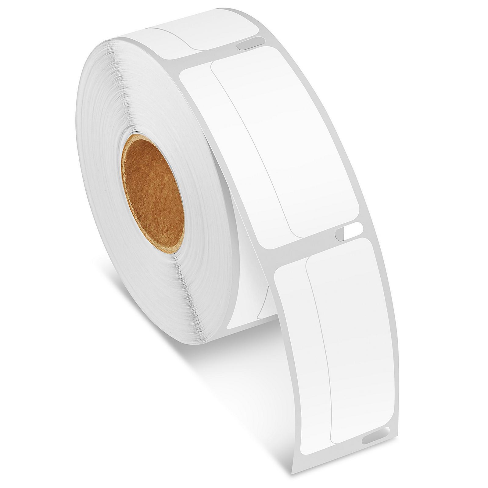 Uline Mini Printer Labels - White Paper,