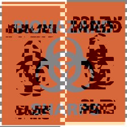 Hazardous Material Label: 