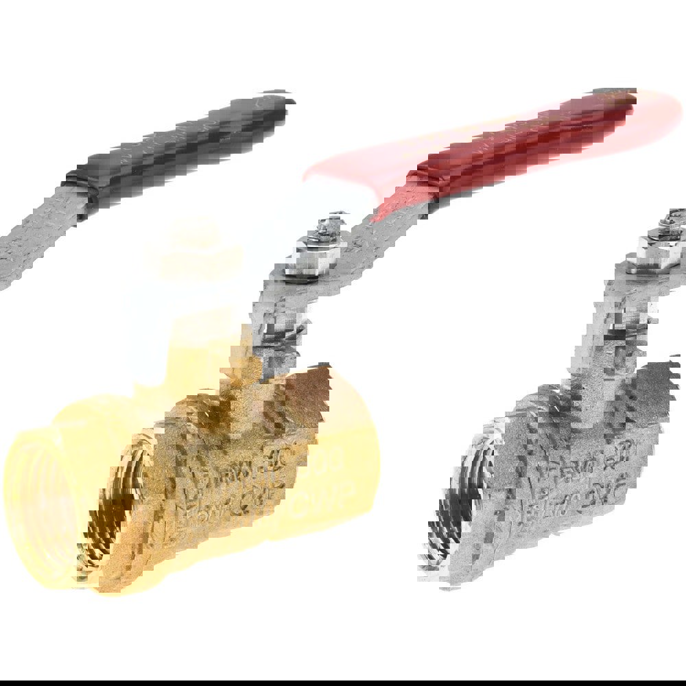 1-Way Manual Ball Valve: 3/8