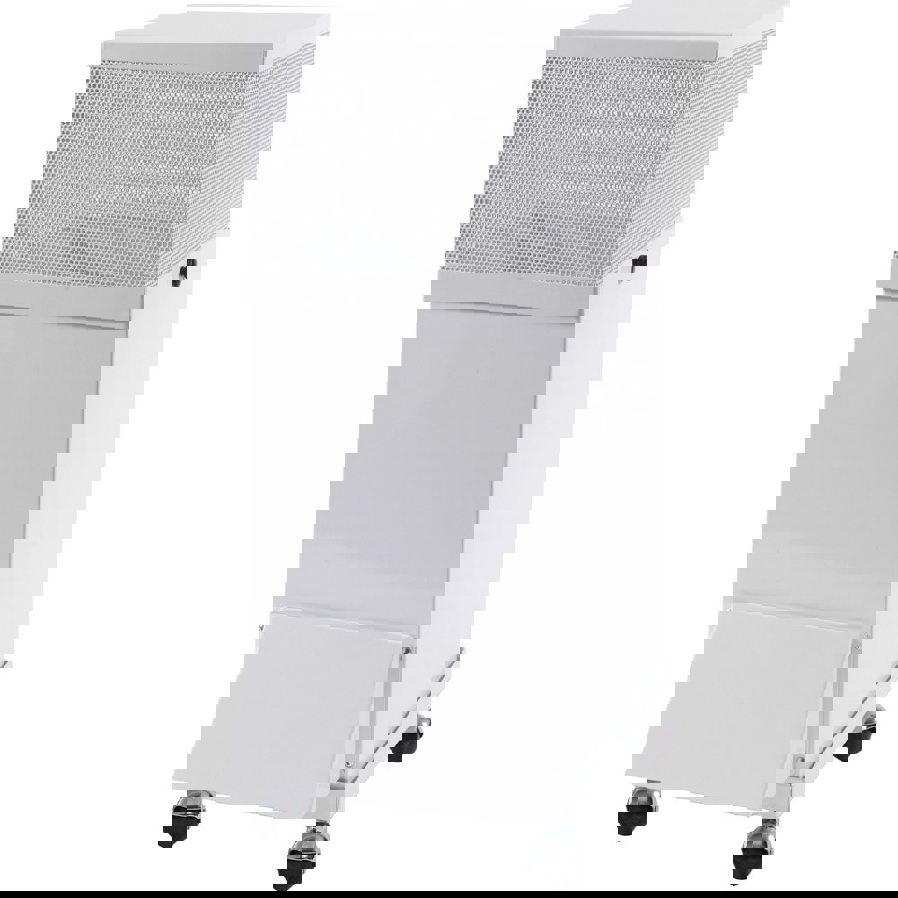 Air Cleaners; Air Flow: 350CFM ; Number Of Speeds: 10 ; Voltage: 120.00 ; Sound Level: 62dB ; Color: White ; Overall Depth: 12in