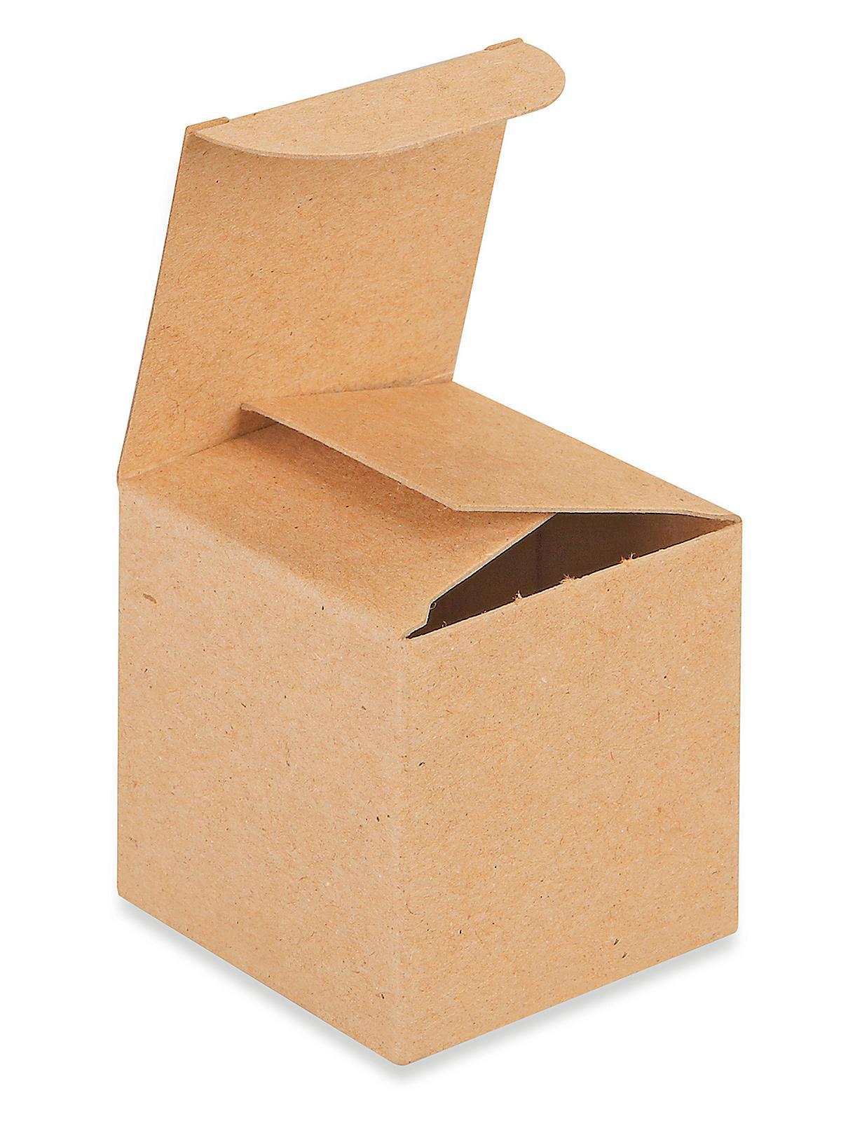 Reverse Tuck Cartons - Kraft, 2 x 2 x 2