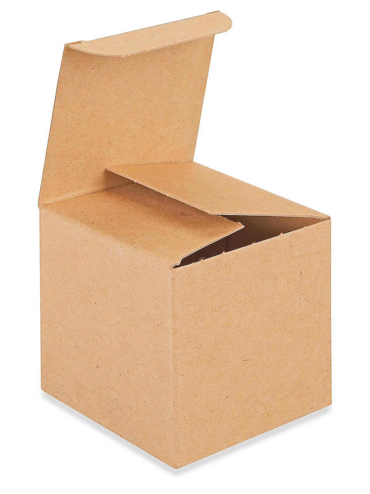 Reverse Tuck Cartons - Kraft, 3 x 3 x 3