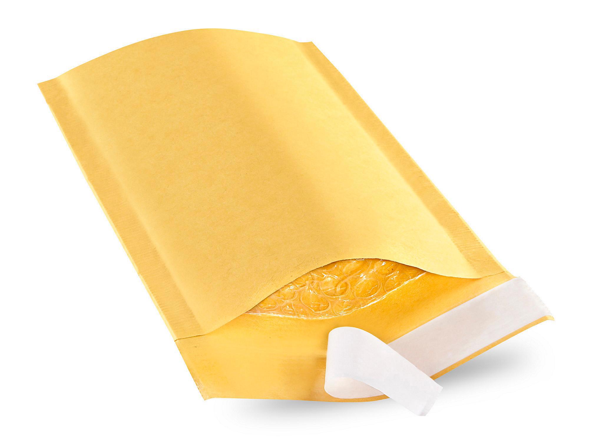 Uline Self-Seal Gold Bubble Mailers #000