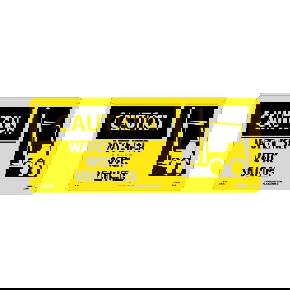 Accident Prevention Sign: Rectangle, 