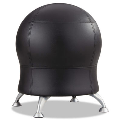 Black Vinyl Ball Chair