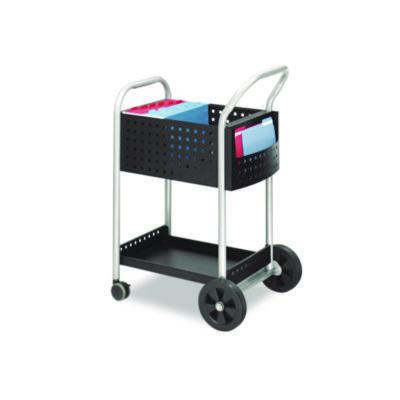 File Cabinets & Accessories; File Cabinet Type: Mobile File ; Color: Black; Silver ; Overall Height (Inch): 40.5 ; Overall Width (Inch): 22 ; Overall Depth (Inch): 27 ; Material: Powder Coated Steel; Steel