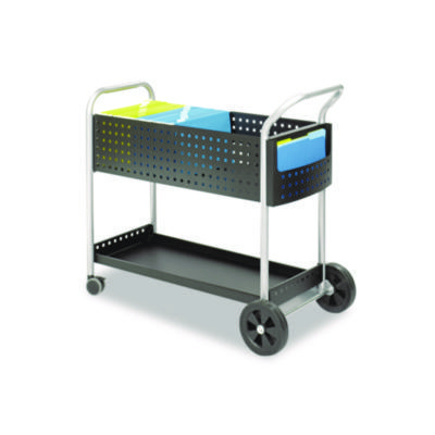 File Cabinets & Accessories; File Cabinet Type: Mobile File ; Color: Black; Silver ; Overall Height (Inch): 40.75 ; Overall Width (Inch): 22.5 ; Overall Depth (Inch): 39.5 ; Material: Powder Coated Steel; Steel